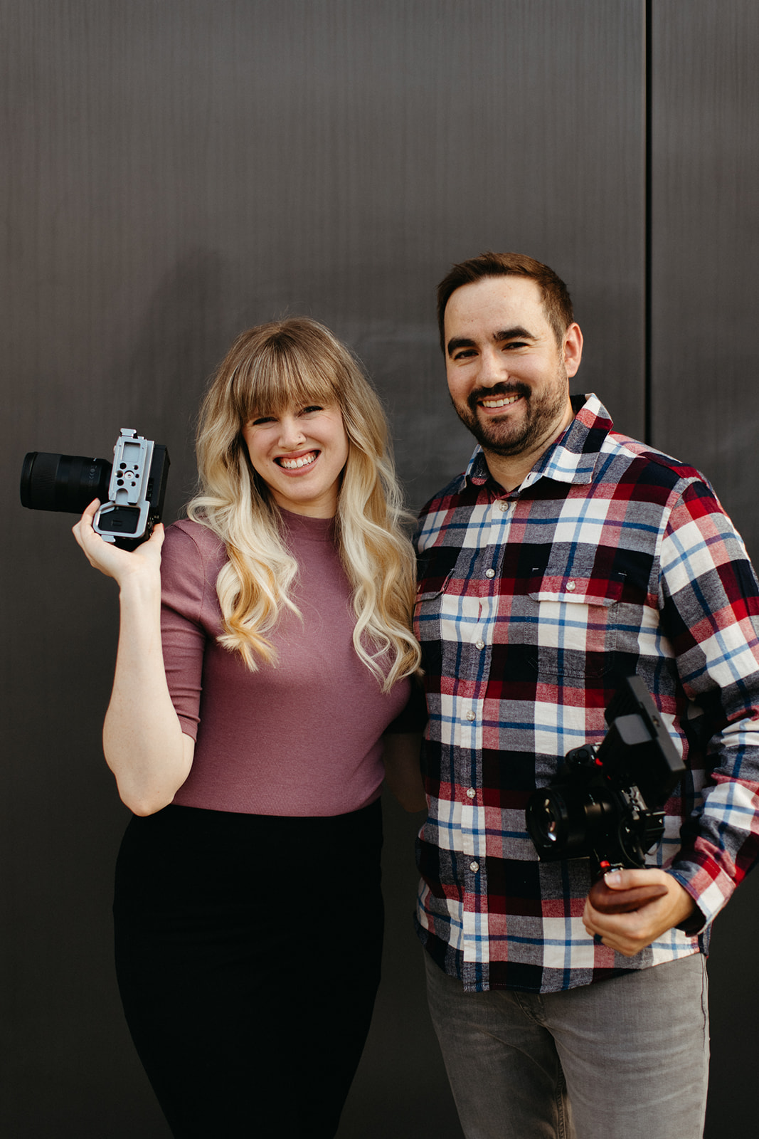 Aaron and Deborah of Masterson media with their Camera Gear